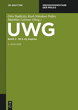 E-Book (pdf) UWG / §§ 8-22; Register von Matthias Leistner