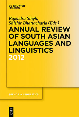 Livre Relié Annual Review of South Asian Languages and Linguistics de 