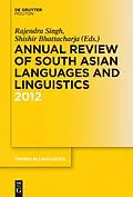 E-Book (pdf) Annual Review of South Asian Languages and Linguistics von 