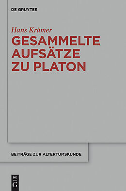 E-Book (pdf) Gesammelte Aufsätze zu Platon von Hans Krämer