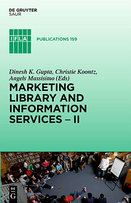 Livre Relié Marketing Library and Information Services II de 