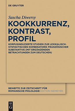 E-Book (pdf) Kookkurrenz, Kontrast, Profil von Sascha Diwersy