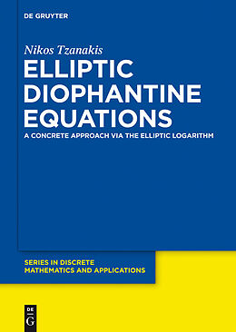 eBook (pdf) Elliptic Diophantine Equations de Nikos Tzanakis