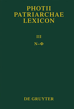 E-Book (pdf) Photii Patriarchae Lexicon Ny - Phi von 
