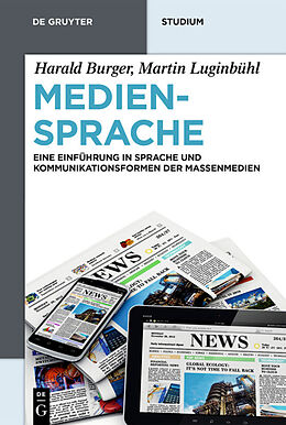 Fester Einband Mediensprache von Harald Burger, Martin Luginbühl