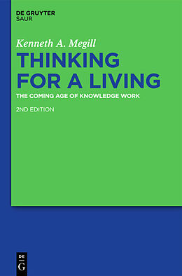 Livre Relié Thinking for a Living de Kenneth A. Megill