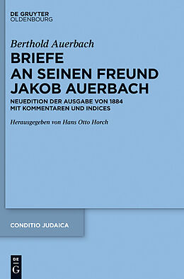 E-Book (pdf) Berthold Auerbach: Briefe an seinen Freund Jakob Auerbach von Berthold Auerbach