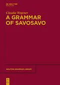 PDF A Grammar of Savosavo von Claudia Wegener