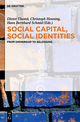 Livre Relié Social Capital, Social Identities de 