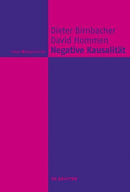 E-Book (pdf) Negative Kausalität von Dieter Birnbacher, David Hommen