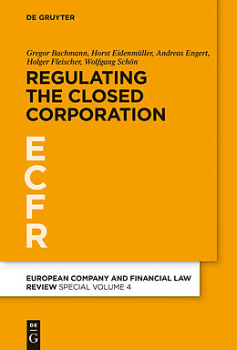 E-Book (pdf) Regulating the Closed Corporation von Gregor Bachmann, Horst Eidenmüller, Andreas Engert