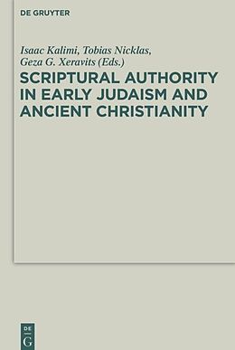 Fester Einband Scriptural Authority in Early Judaism and Ancient Christianity von 