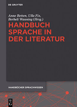 Fester Einband Handbuch Sprache in der Literatur von 
