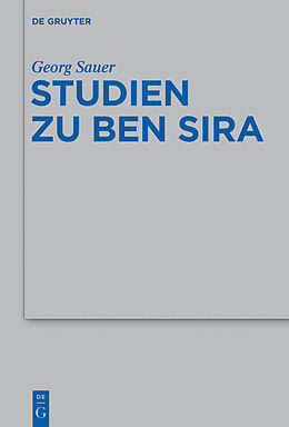 E-Book (pdf) Studien zu Ben Sira von Georg Sauer