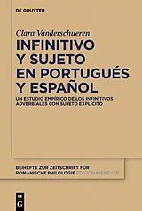 Fester Einband Infinitivo y sujeto en portugués y español von Clara Vanderschueren
