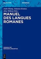 Fester Einband Manuel des langues romanes von 