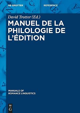 E-Book (pdf) Manuel de la philologie de lédition von 