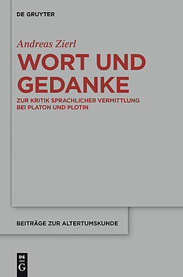E-Book (pdf) Wort und Gedanke von Andreas Zierl
