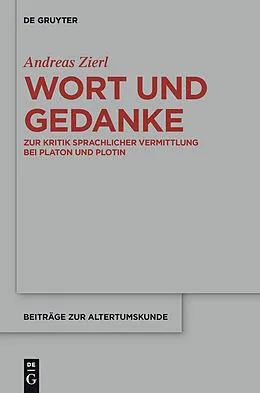 E-Book (pdf) Wort und Gedanke von Andreas Zierl