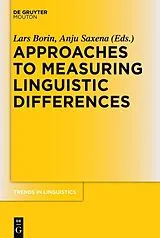 Fester Einband Approaches to Measuring Linguistic Differences von