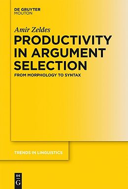 E-Book (pdf) Productivity in Argument Selection von Amir Zeldes