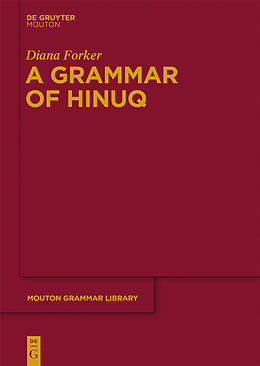 eBook (pdf) A Grammar of Hinuq de Diana Forker