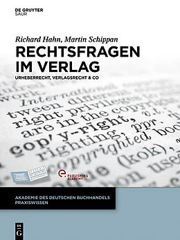 E-Book (pdf) Rechtsfragen im Verlag von Richard Hahn, Martin Schippan