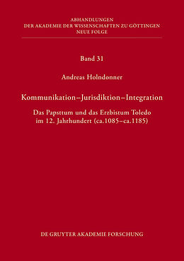 Fester Einband Kommunikation - Jurisdiktion - Integration von Andreas Holndonner