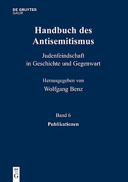 E-Book (pdf) Handbuch des Antisemitismus / Publikationen von 