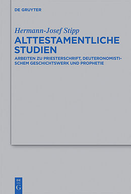 Fester Einband Alttestamentliche Studien von Hermann-Josef Stipp
