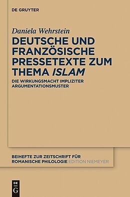 E-Book (pdf) Deutsche und französische Pressetexte zum Thema Islam von Daniela Wehrstein