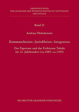 E-Book (pdf) Kommunikation - Jurisdiktion - Integration von Andreas Holndonner