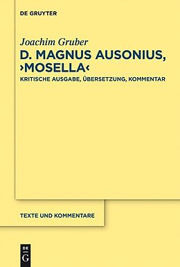 E-Book (pdf) D. Magnus Ausonius, &quot;Mosella&quot; von Joachim Gruber