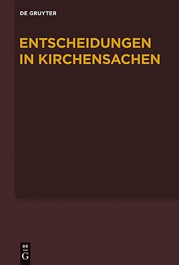 E-Book (pdf) Entscheidungen in Kirchensachen seit 1946 / 1.7.-31.12.2009 von 