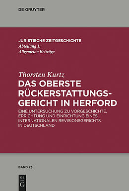 E-Book (pdf) Das Oberste Rückerstattungsgericht in Herford von Thorsten Kurtz