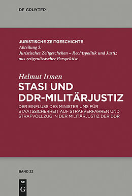 E-Book (pdf) Stasi und DDR-Militärjustiz von Helmut Irmen