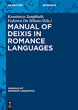 E-Book (pdf) Manual of Deixis in Romance Languages von 