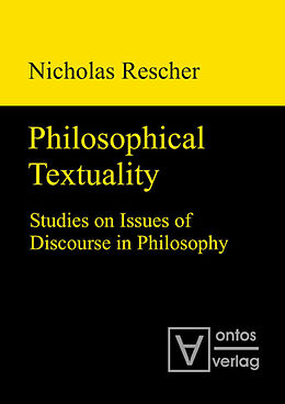 Livre Relié Philosophical Textuality de Nicholas Rescher