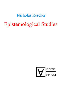 eBook (pdf) Epistemological Studies de Nicholas Rescher