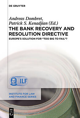 Livre Relié The Bank Recovery and Resolution Directive de 