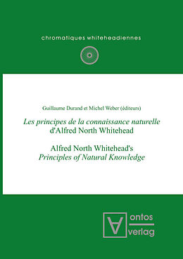 Livre Relié Les principes de la connaissance naturelle d'Alfred North Whitehead de 