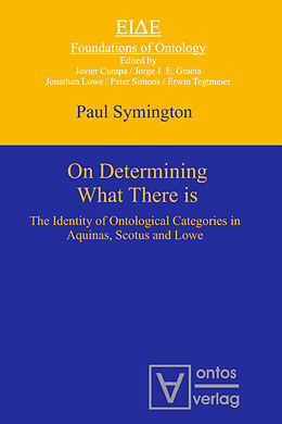 Livre Relié On Determining What There is de Paul Symington