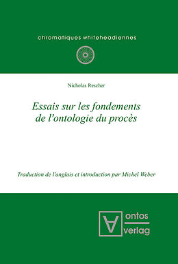 eBook (pdf) Essais sur les fondements de l'ontologie du procès de Nicholas Rescher