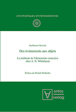 E-Book (pdf) Des événements aux objets von Guillaume Durand