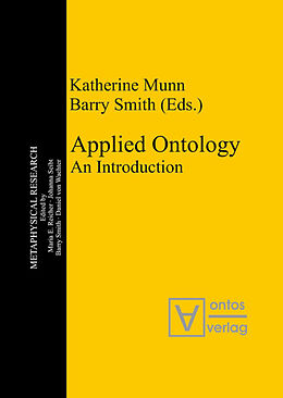 Livre Relié Applied Ontology de 