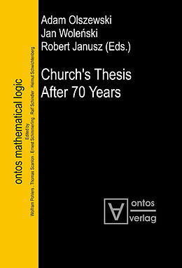 Livre Relié Church's Thesis After 70 Years de 