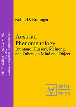 Fester Einband Austrian Phenomenology von Robin D. Rollinger