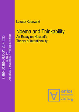 Livre Relié Noema and Thinkability de Lukasz Kosowski