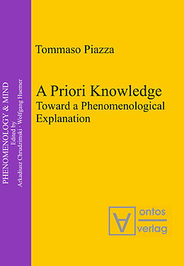 Livre Relié A Priori Knowledge de Tommaso Piazza
