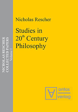 E-Book (pdf) Studies in 20th Century Philosophy von Nicholas Rescher